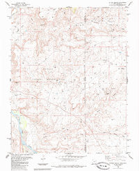 Peters Nipple Utah Historical topographic map, 1:24000 scale, 7.5 X 7.5 Minute, Year 1985