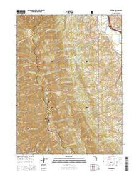 Peterson Utah Current topographic map, 1:24000 scale, 7.5 X 7.5 Minute, Year 2014