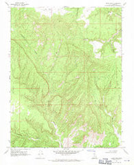 Petes Cove Utah Historical topographic map, 1:24000 scale, 7.5 X 7.5 Minute, Year 1968
