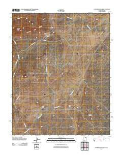 Petrified Hollow Utah Historical topographic map, 1:24000 scale, 7.5 X 7.5 Minute, Year 2011