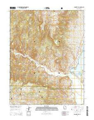 Phonolite Hill Utah Current topographic map, 1:24000 scale, 7.5 X 7.5 Minute, Year 2014
