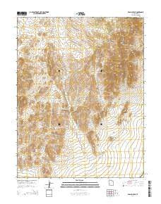 Picacho Peak Utah Current topographic map, 1:24000 scale, 7.5 X 7.5 Minute, Year 2014