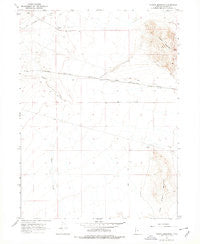 Pigeon Mountain Utah Historical topographic map, 1:24000 scale, 7.5 X 7.5 Minute, Year 1967