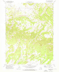 Pine Canyon Utah Historical topographic map, 1:24000 scale, 7.5 X 7.5 Minute, Year 1972