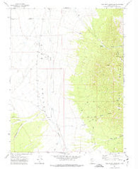 Pine Grove Reservoir Utah Historical topographic map, 1:24000 scale, 7.5 X 7.5 Minute, Year 1971
