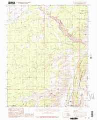 Pine Hollow Canyon Utah Historical topographic map, 1:24000 scale, 7.5 X 7.5 Minute, Year 1987