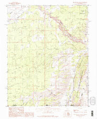 Pine Hollow Canyon Utah Historical topographic map, 1:24000 scale, 7.5 X 7.5 Minute, Year 1987