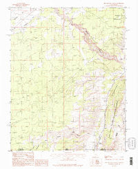 Pine Hollow Canyon Utah Historical topographic map, 1:24000 scale, 7.5 X 7.5 Minute, Year 1987