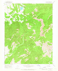 Pine Lake Utah Historical topographic map, 1:24000 scale, 7.5 X 7.5 Minute, Year 1964