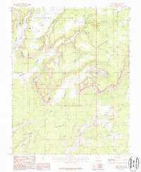 Pine Point Utah Historical topographic map, 1:24000 scale, 7.5 X 7.5 Minute, Year 1987