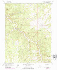 Pine Spring Canyon Utah Historical topographic map, 1:24000 scale, 7.5 X 7.5 Minute, Year 1966