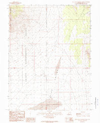 Pine Valley Hardpan North Utah Historical topographic map, 1:24000 scale, 7.5 X 7.5 Minute, Year 1989
