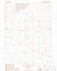 Pine Valley Hardpan South Utah Historical topographic map, 1:24000 scale, 7.5 X 7.5 Minute, Year 1989