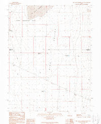 Pine Valley Hardpan South Utah Historical topographic map, 1:24000 scale, 7.5 X 7.5 Minute, Year 1989
