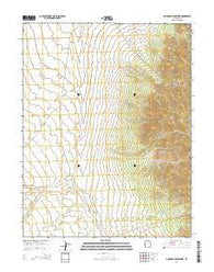 Pine Grove Reservoir Utah Current topographic map, 1:24000 scale, 7.5 X 7.5 Minute, Year 2014