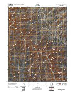 Pine Spring Canyon Utah Historical topographic map, 1:24000 scale, 7.5 X 7.5 Minute, Year 2011