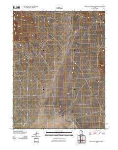 Pine Valley Hardpan North Utah Historical topographic map, 1:24000 scale, 7.5 X 7.5 Minute, Year 2010