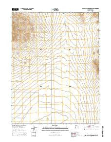 Pine Valley Hardpan North Utah Current topographic map, 1:24000 scale, 7.5 X 7.5 Minute, Year 2014