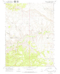 Pinnacle Canyon Utah Historical topographic map, 1:24000 scale, 7.5 X 7.5 Minute, Year 1968