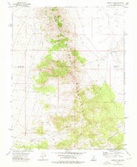 Pinnacle Pass Utah Historical topographic map, 1:24000 scale, 7.5 X 7.5 Minute, Year 1973