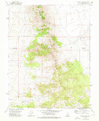 Pinnacle Pass Utah Historical topographic map, 1:24000 scale, 7.5 X 7.5 Minute, Year 1973