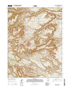 Pinnacle Peak Utah Current topographic map, 1:24000 scale, 7.5 X 7.5 Minute, Year 2014