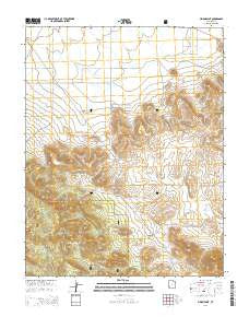 Pinon Point Utah Current topographic map, 1:24000 scale, 7.5 X 7.5 Minute, Year 2014