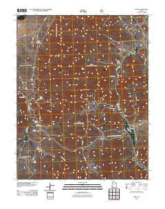 Pinto Utah Historical topographic map, 1:24000 scale, 7.5 X 7.5 Minute, Year 2011