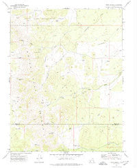 Pinto Spring Utah Historical topographic map, 1:24000 scale, 7.5 X 7.5 Minute, Year 1971