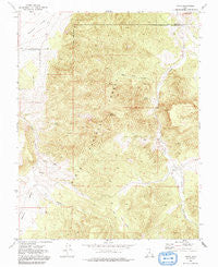 Pinto Utah Historical topographic map, 1:24000 scale, 7.5 X 7.5 Minute, Year 1972