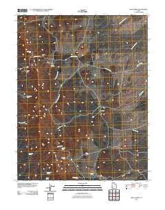 Pinto Spring Utah Historical topographic map, 1:24000 scale, 7.5 X 7.5 Minute, Year 2010