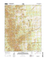 Pinto Spring Utah Current topographic map, 1:24000 scale, 7.5 X 7.5 Minute, Year 2014