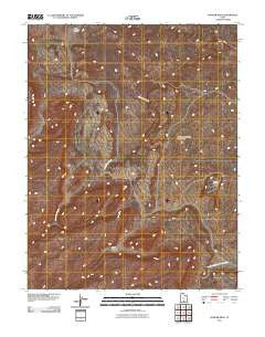 Pioneer Mesa Utah Historical topographic map, 1:24000 scale, 7.5 X 7.5 Minute, Year 2011