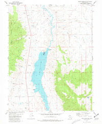 Piute Reservoir Utah Historical topographic map, 1:24000 scale, 7.5 X 7.5 Minute, Year 1981