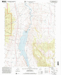 Piute Reservoir Utah Historical topographic map, 1:24000 scale, 7.5 X 7.5 Minute, Year 2001