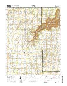 Piute Knoll Utah Current topographic map, 1:24000 scale, 7.5 X 7.5 Minute, Year 2014