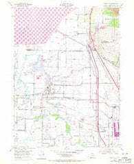 Plain City Utah Historical topographic map, 1:24000 scale, 7.5 X 7.5 Minute, Year 1969