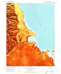 Plug Peak Utah Historical topographic map, 1:24000 scale, 7.5 X 7.5 Minute, Year 1968