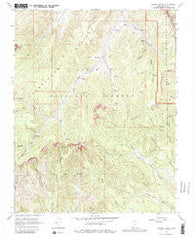 Podunk Creek Utah Historical topographic map, 1:24000 scale, 7.5 X 7.5 Minute, Year 1966