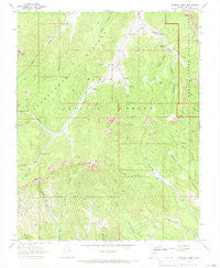 Podunk Creek Utah Historical topographic map, 1:24000 scale, 7.5 X 7.5 Minute, Year 1966