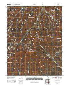 Podunk Creek Utah Historical topographic map, 1:24000 scale, 7.5 X 7.5 Minute, Year 2011