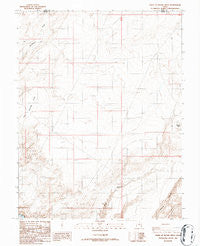 Point of Rocks West Utah Historical topographic map, 1:24000 scale, 7.5 X 7.5 Minute, Year 1986