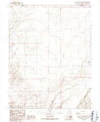 Point of Rocks West Utah Historical topographic map, 1:24000 scale, 7.5 X 7.5 Minute, Year 1986