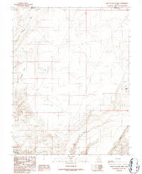 Point of Rocks West Utah Historical topographic map, 1:24000 scale, 7.5 X 7.5 Minute, Year 1986