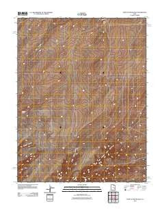 Point of Rocks East Utah Historical topographic map, 1:24000 scale, 7.5 X 7.5 Minute, Year 2011