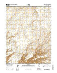 Point of Rocks East Utah Current topographic map, 1:24000 scale, 7.5 X 7.5 Minute, Year 2014