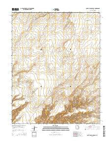 Point of Rocks East Utah Current topographic map, 1:24000 scale, 7.5 X 7.5 Minute, Year 2014