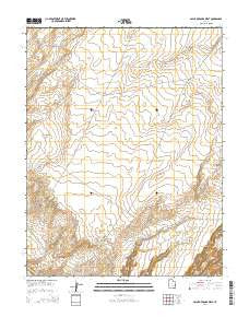 Point of Rocks West Utah Current topographic map, 1:24000 scale, 7.5 X 7.5 Minute, Year 2014