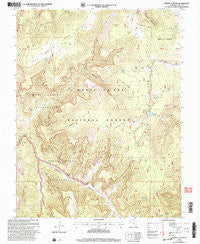 Poison Canyon Utah Historical topographic map, 1:24000 scale, 7.5 X 7.5 Minute, Year 2001