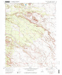 Poison Spring Bench Utah Historical topographic map, 1:24000 scale, 7.5 X 7.5 Minute, Year 1969